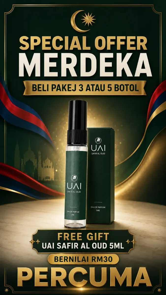 Special Offer Merdeka — UAI Safir Al Oud 5ml percuma