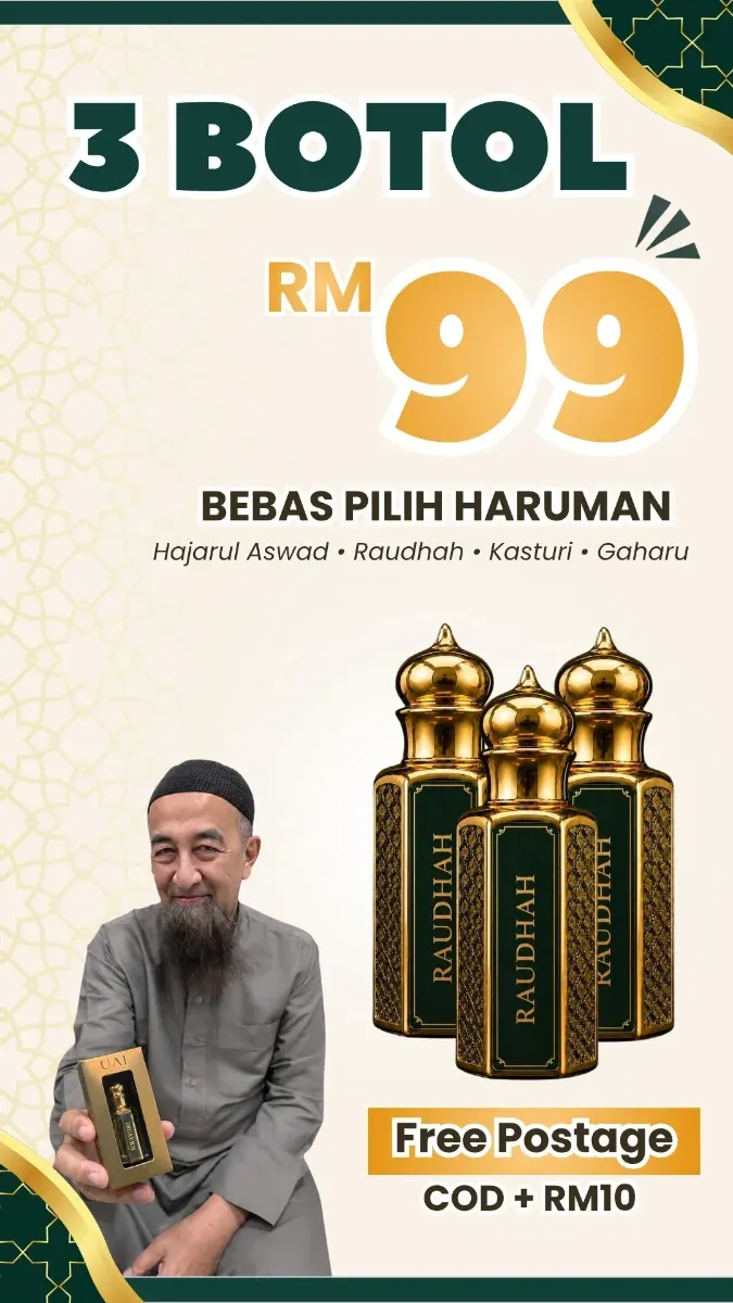Pakej 3 botol — RM99