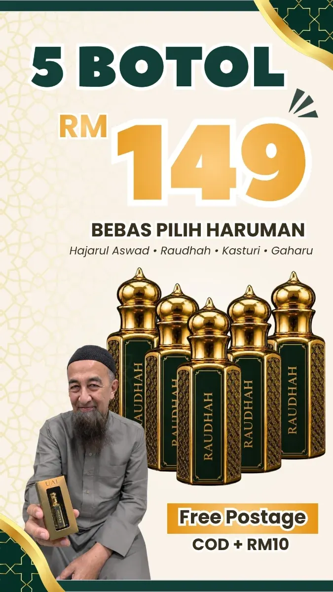 Pakej 5 botol — RM149